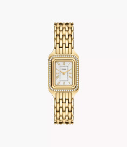 Fossil Women's Raquel Yellow Gold Tone Watch