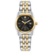 Citizen Women's Corso Eco Two-tone Stainless Steel Black Watch