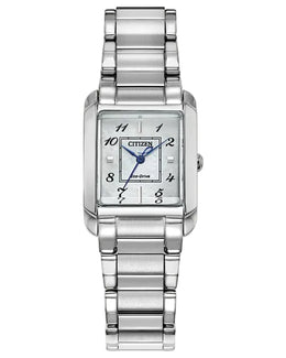 Citizen Women's Bianca Eco Stainless Steel White Watch