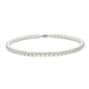 Belpearl Silver 5-5.5 MM Freshwater Pearl Necklace 20 Inch