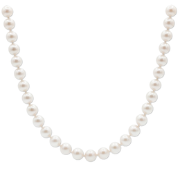 Casablanca Sterling Silver 6mm Freshwater Pearl Necklace 16 Inch