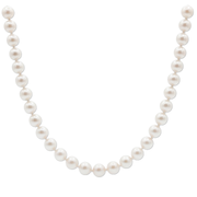 Casablanca Sterling Silver 6mm Freshwater Pearl Necklace 20 Inch