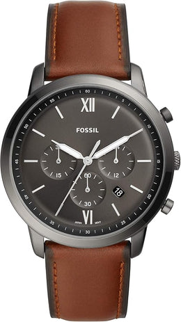 Fossil Neutra Men's Brown Leather Quartz Watch