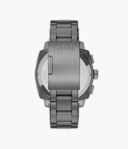Fossil Machine Chronograph Smoke Stainless Steel Men's Watch - FS6160