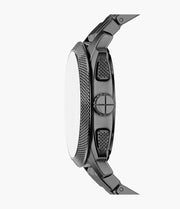 Fossil Machine Chronograph Smoke Stainless Steel Men's Watch - FS6160