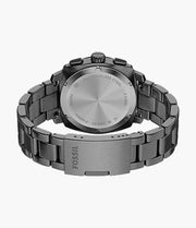 Fossil Machine Chronograph Smoke Stainless Steel Men's Watch - FS6160