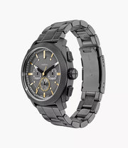 Fossil Machine Chronograph Smoke Stainless Steel Men's Watch - FS6160