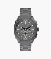 Fossil Machine Chronograph Smoke Stainless Steel Men's Watch - FS6160