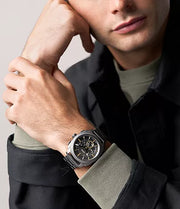 Fossil Machine Chronograph Smoke Stainless Steel Men's Watch - FS6160