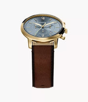 Fossil Neutra Chronograph Brown Leather Men's Watch - FS6162