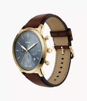 Fossil Neutra Chronograph Brown Leather Men's Watch - FS6162