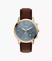 Fossil Neutra Chronograph Brown Leather Men's Watch - FS6162