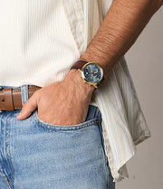 Fossil Neutra Chronograph Brown Leather Men's Watch - FS6162