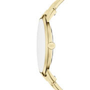 Fossil Men's Minimalist Yellow Gold Tone Watch