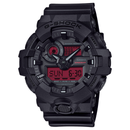 G-SHOCK Black & Red Men's Analog-Digital Watch - GA-700BBR-1A