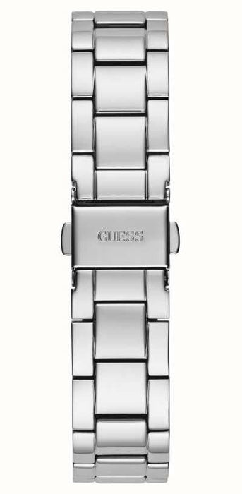 Guess Rose Crystal Watch: Silver-Tone