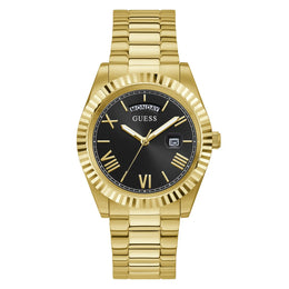 GUESS Mens Gold Tone Multi-function Watch - GW0265G3