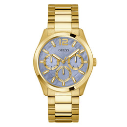 GUESS Mens Gold Tone Multi-function Watch - GW0707G2