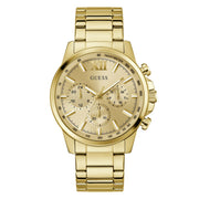 GUESS Mens Gold Tone Multi-function Watch - GW0900G2
