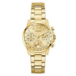 GUESS Women's Gold Tone Multi-function Watch - GW0933L2