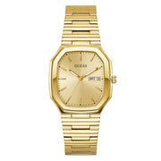 GUESS Mens Gold Tone Date Watch - GW0978G2