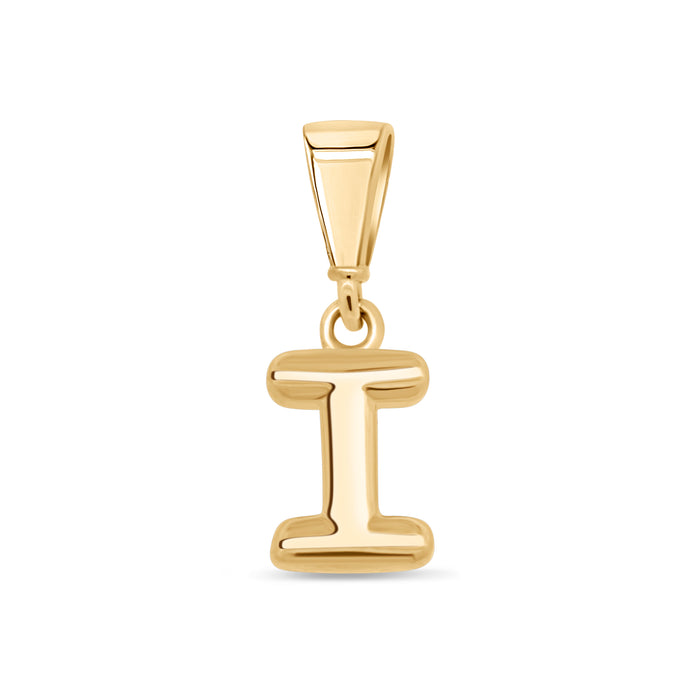 10KT Yellow Gold Initial Letter Pendant