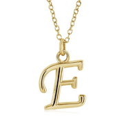 Italgem Stainless Steel Cursive Letter Necklace (Choose Your Initial)