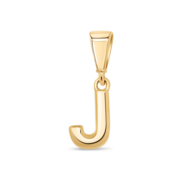 10KT Yellow Gold Initial Letter Pendant