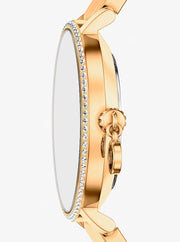 Michael Kors Women's Pyper Pave Two-tone Watch