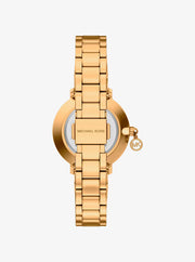 Michael Kors Women's Pyper Pave Two-tone Watch