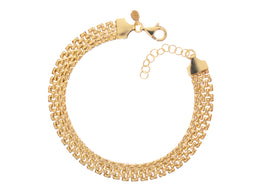 Casablanca Gold Plated Mesh Bracelet
