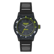 Aston Martin PDK Sleek All-Black Dial Modern Men's Watch - MTFK1F50343