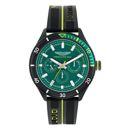 Aston Martin PIT Multifunction Lime Essence & Black Dual-Tone Strap Men's Watch - MTFP1F50343