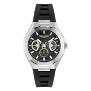 Aston Martin TKS Multifunction Black Silicone Strap Men's Watch - MTRI1F5023E