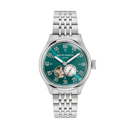 Aston Martin TS1 Automatic Podium Green Skeleton Stainless Steel Men's Watch - MTTS1F5043E