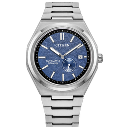 Citizen Men's Zenshin Mechanical Auto Titanium Watch