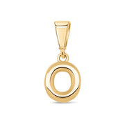 10KT Yellow Gold Initial Letter Pendant