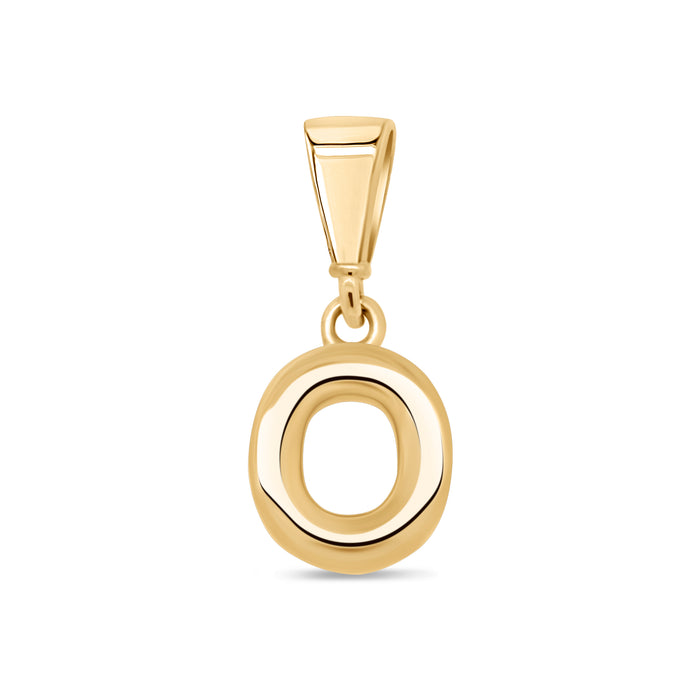 10KT Yellow Gold Initial Letter Pendant