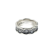 Keith Jack Silver Rocks & River Ring