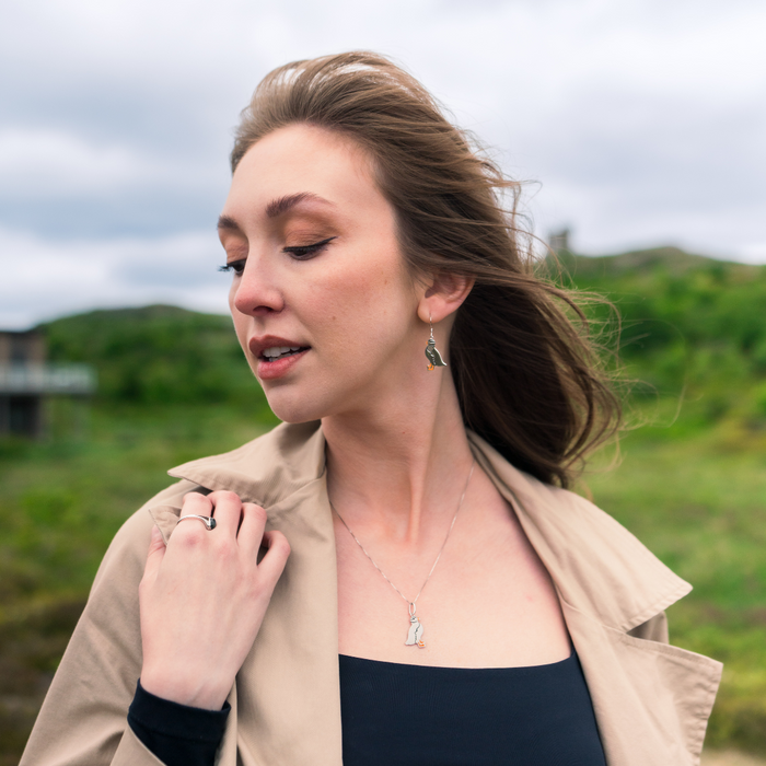 Casablanca Silver Puffin Necklace