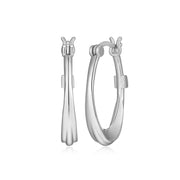 Elle 20MM Sterling Silver Hoop Earrings