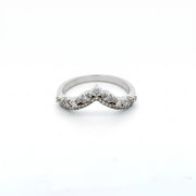 0.37CT TDW Natural Mined Diamond Wish Ring in 10KT White Gold