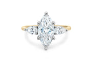 14KT Yellow Gold 2.00CT Lab Grown Diamond Marquise Engagement Ring