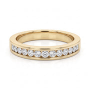 0.25CT Lab Grown Diamond Women's Wedding Band in 10KT Yellow Gold