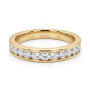 0.50CT Lab Grown Diamond Women's Wedding Band in 10KT Yellow Gold