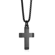 Italgem Men's Stainless Steel Cross Necklace