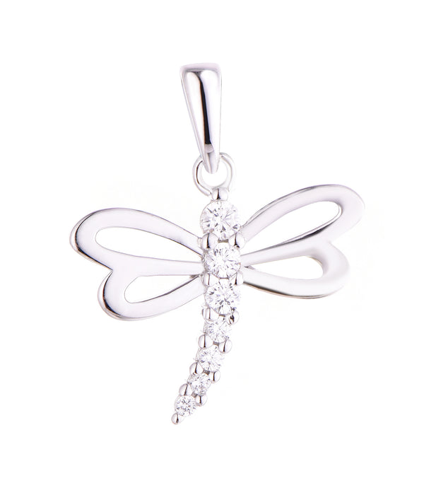 Casablanca Sterling Silver Firefly Necklace