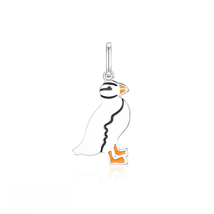 Casablanca Silver Puffin Necklace