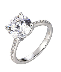 Casablanca Round CZ Fancy Ring