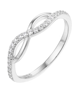 Casablanca Sterling Silver Infinity Ring